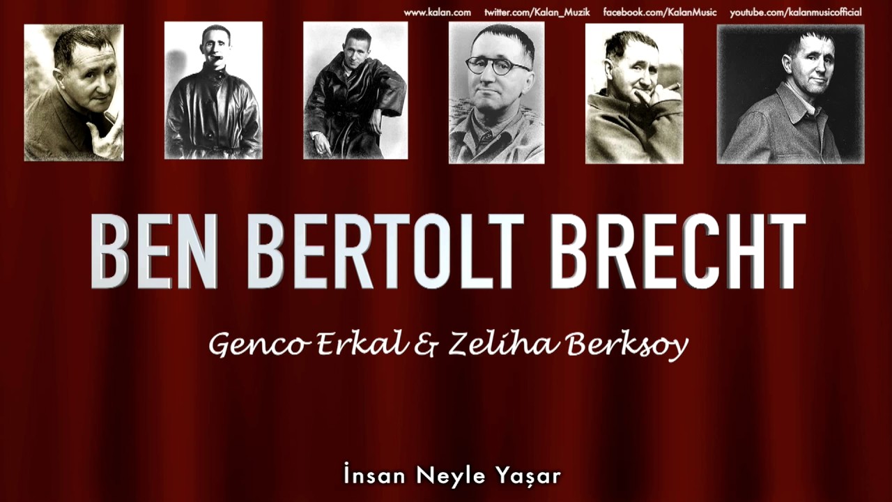 Genco Erkal & Zeliha Berksoy - İnsan Neyle Yaşar [ Ben Bertolt Brecht  &copy; 1992 Kalan M&uuml;zik ]