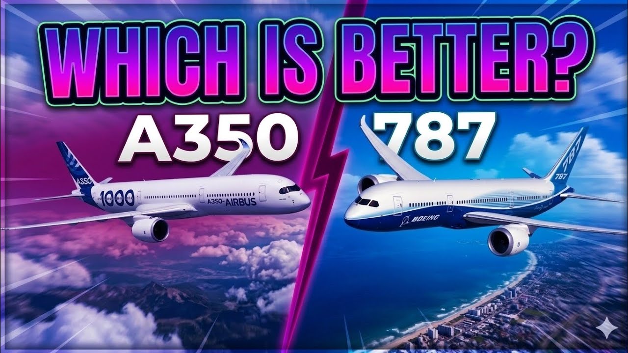 Which aircraft is better between A 350 and the 787 dreamliner??