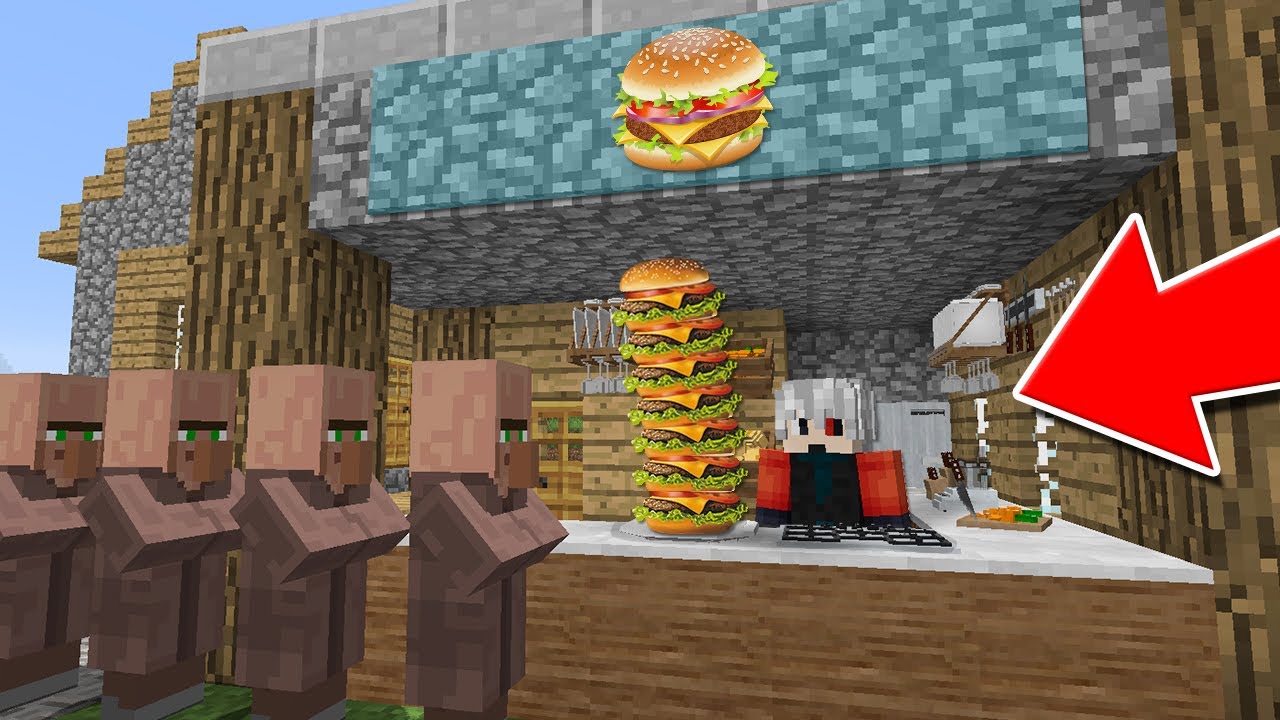 1000$ HAMBURGERCİ - Minecraft