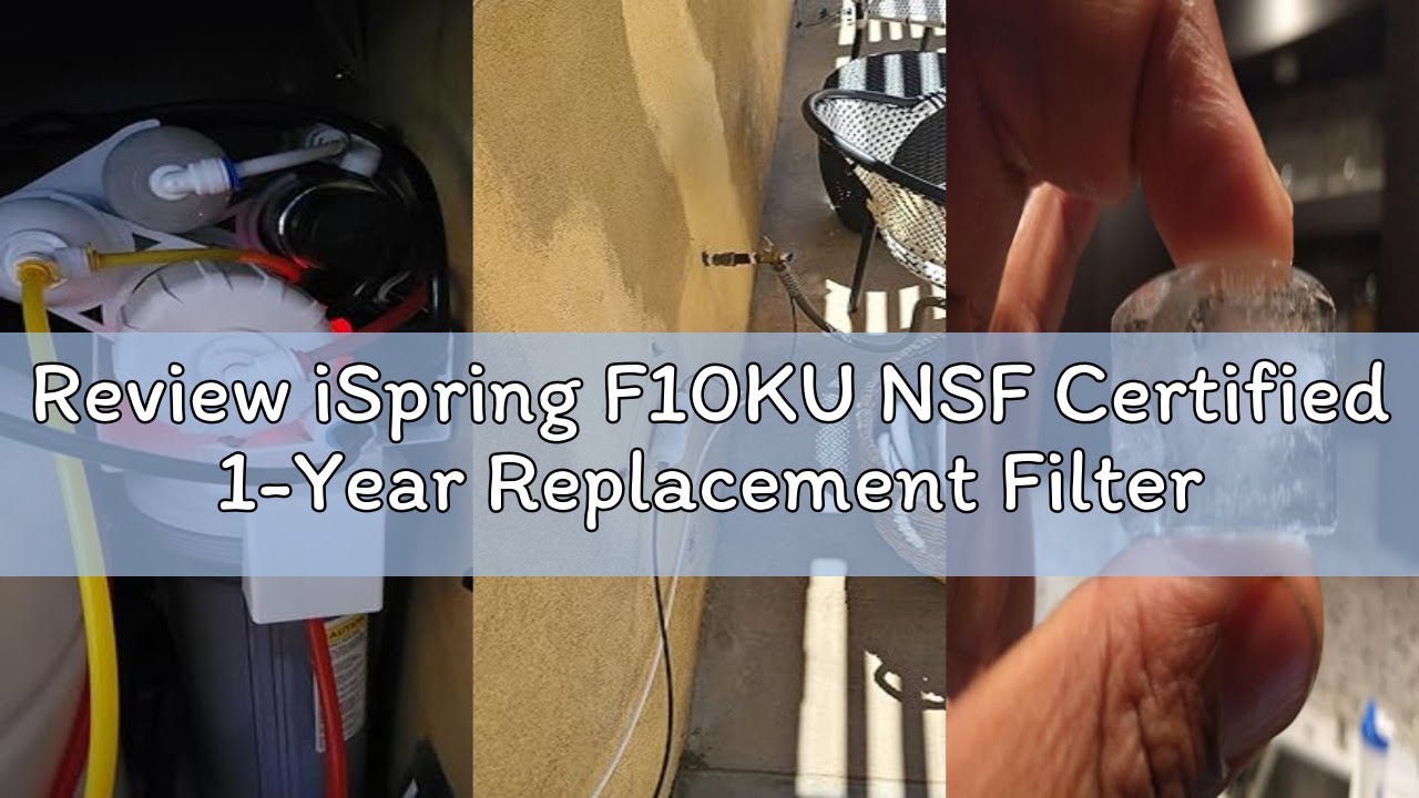 Review iSpring F10KU NSF Certified 1-Year Replacement Filter Set for 7-Stage RO Water Filtration Sys