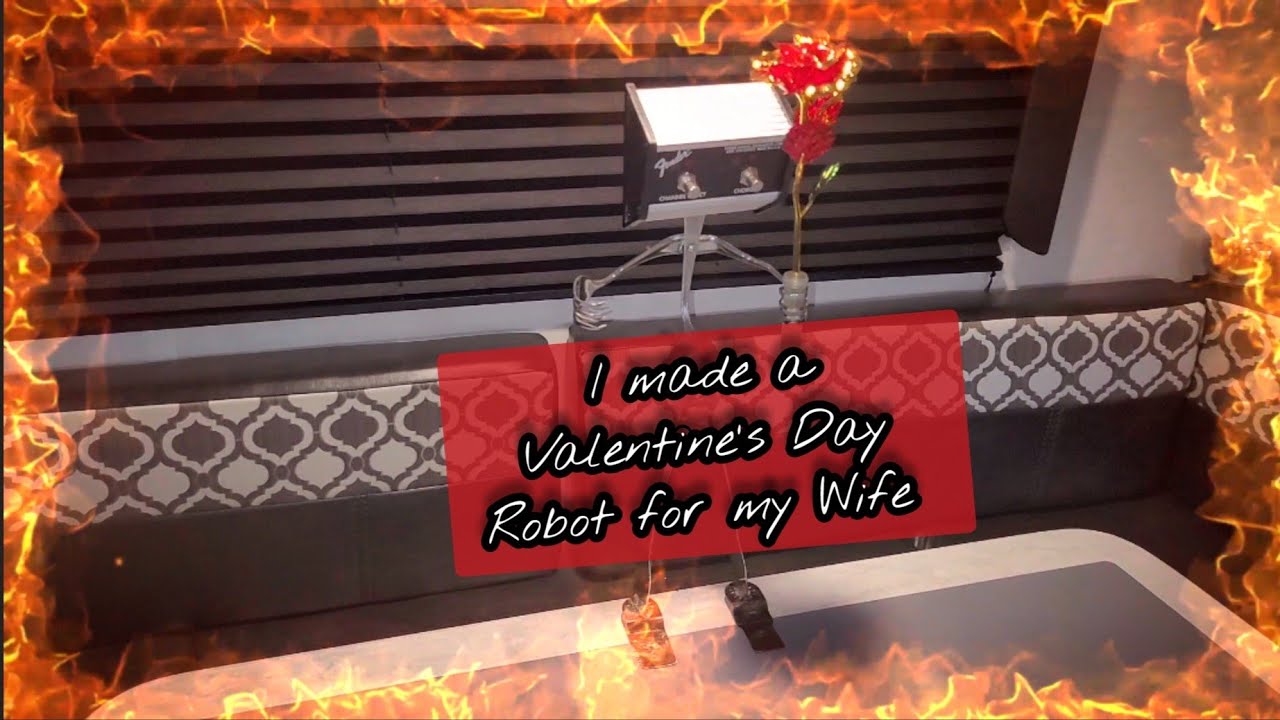 Meet Valentine's Day Robot - Metal Art - ( No Welding )