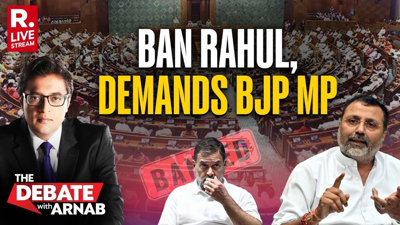 Debate With Arnab LIVE: BJP MP Demands Lifetime Ban On Rahul Gandhi Citing Conduct