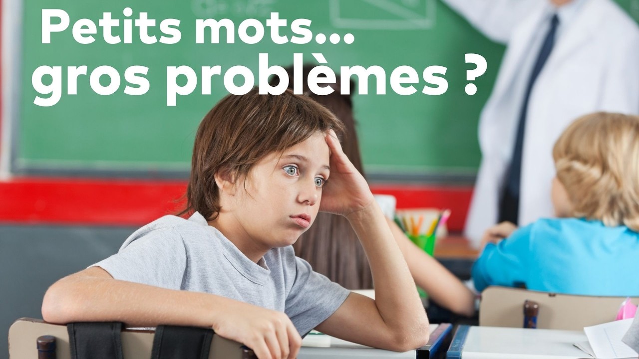 Votre enfant est-il confus avec les petits mots? Voici pourquoi!