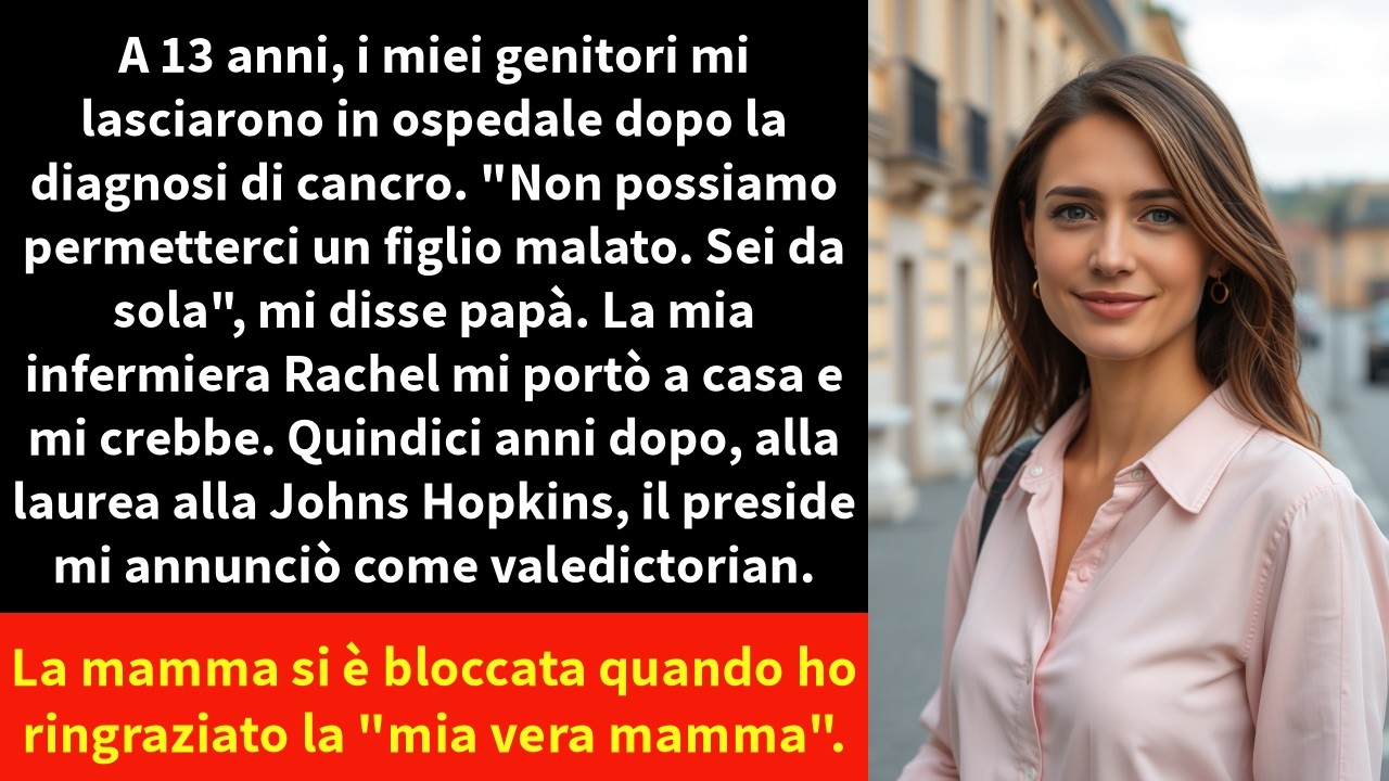 A 13 anni, i miei genitori mi lasciarono in ospedale dopo la diagnosi di cancro.