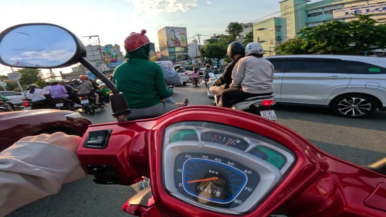 This is how you drive a motorbike in Vietnam (and survive).