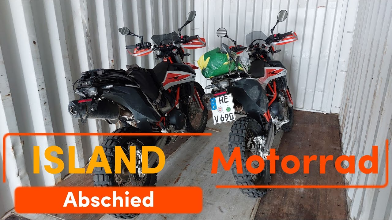 Island kreuz und quer mit dem Motorrad Abschied