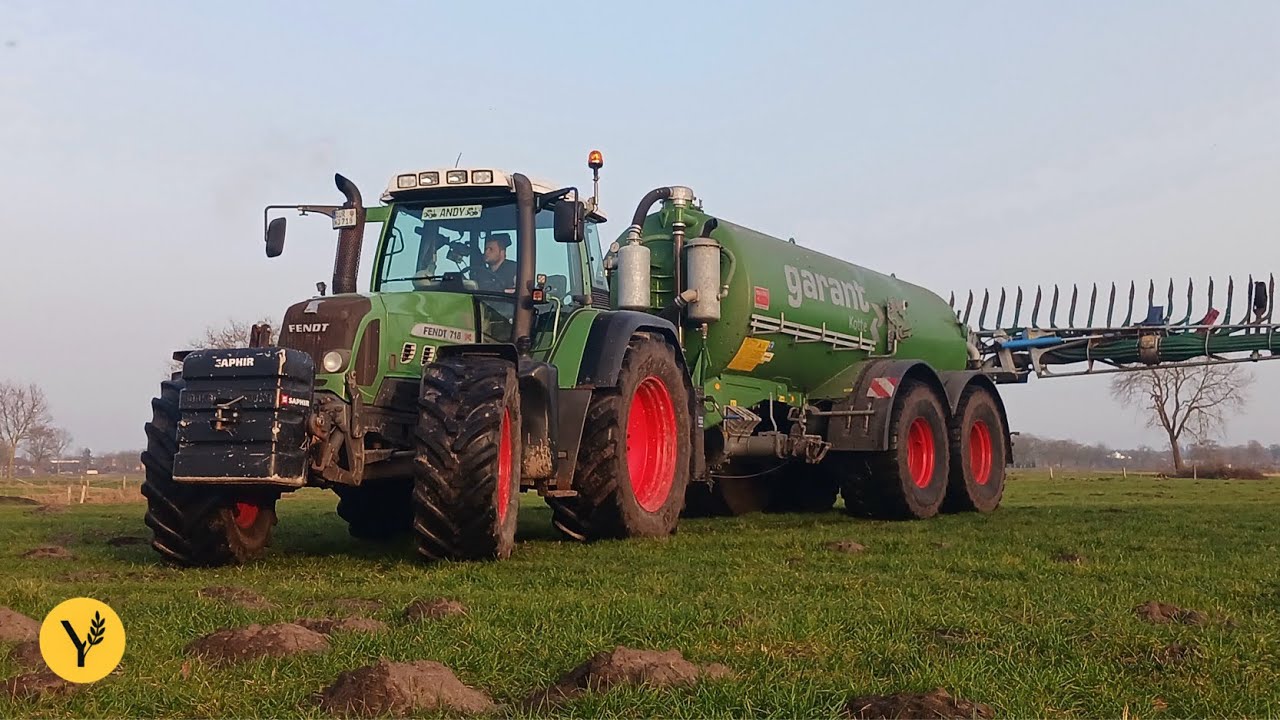 Saison-Start: Fendt 718 TMS in der Gülleausbringung | Gülle 2025