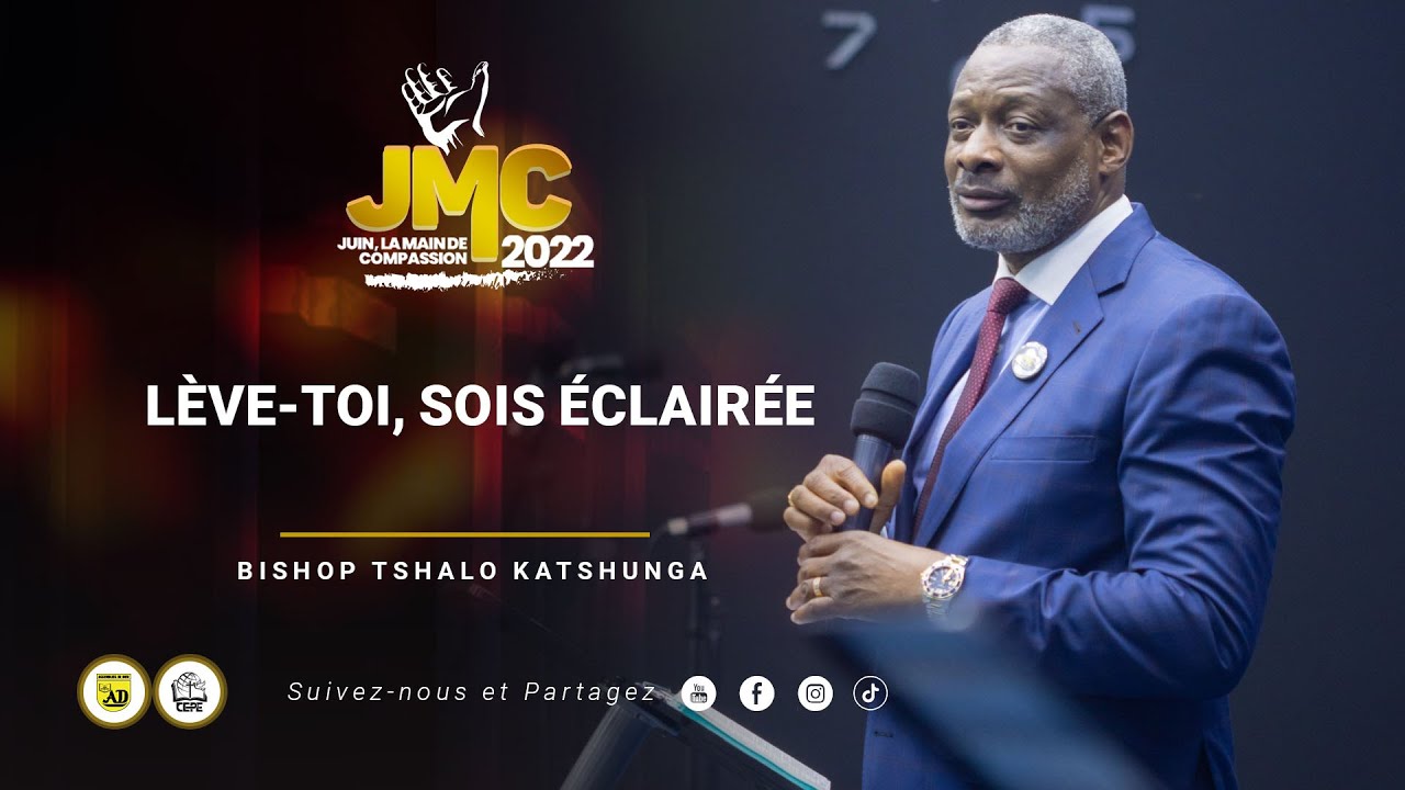 Message JMC2022-J5/ Bishop Tshalo Katshunga/Lève-toi, sois éclairée