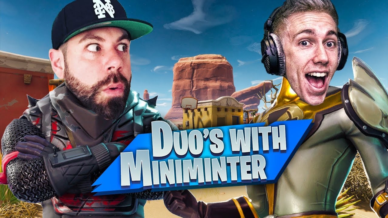 AGGRESSIVE DUOS with MINIMINTER! THE CANADIAN WAY! - Fortnite: Battle Royale SEASON 5