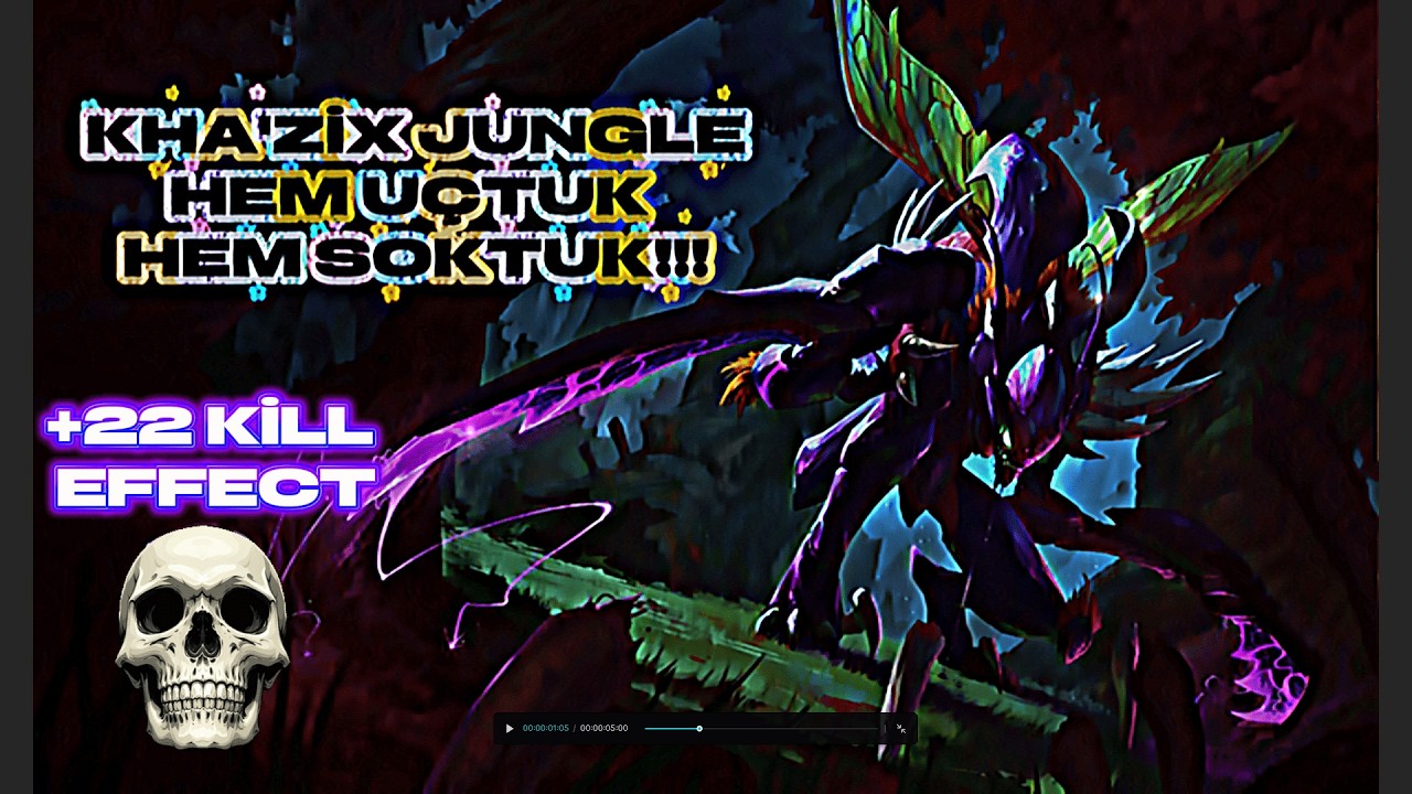 KHAZİX JUNGLE İLE HEM UÇTUK HEM SOKTUK!!!