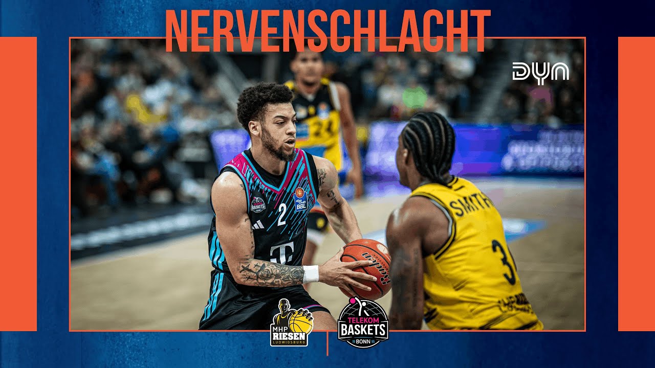 Highlights: MHP RIESEN Ludwigsburg - Telekom Baskets Bonn | easyCredit BBL | Dyn Basketball