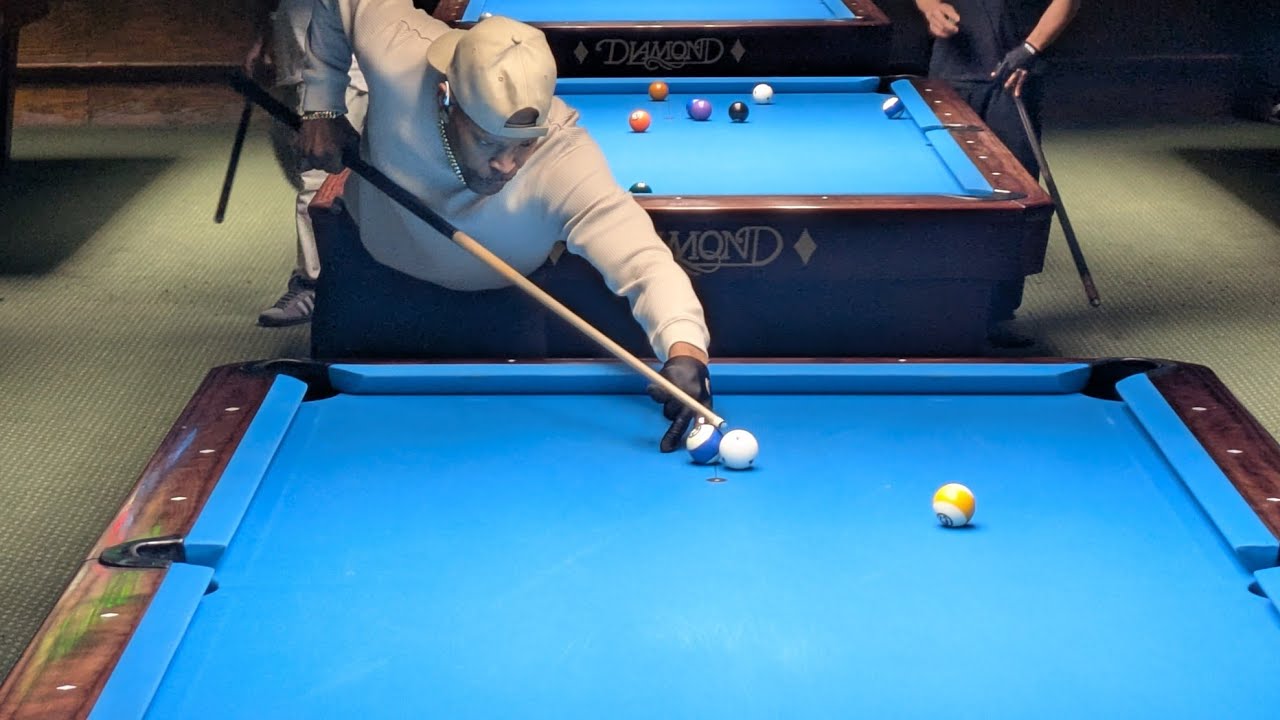 SAM VS. BRUCE! 10 BALL ACTION! #viral #pool #usa #10ball 