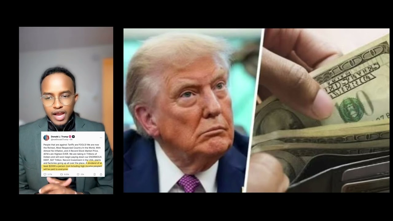 Сколько платит Трамп? Он платит 2000 долларов!!!
