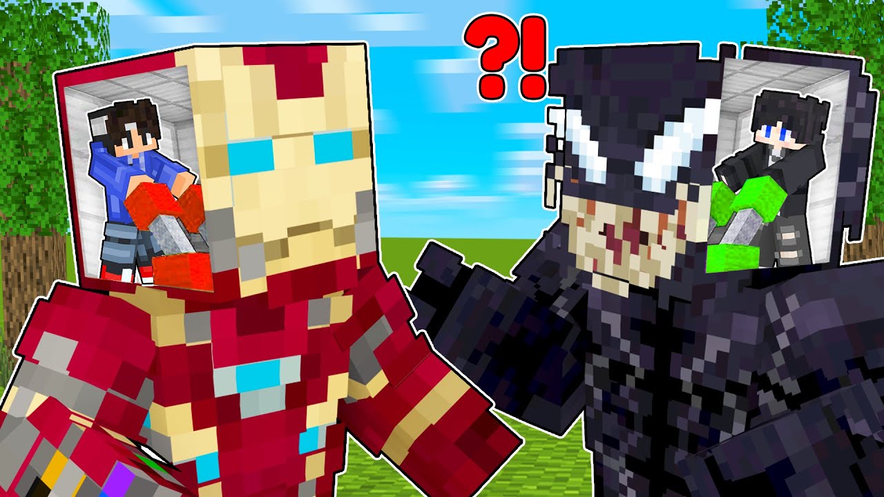 Control SECRET SUPERHERO in Minecraft