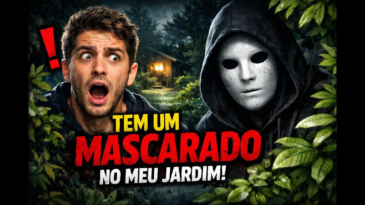 Tem um MASCARADO no meu Jardim