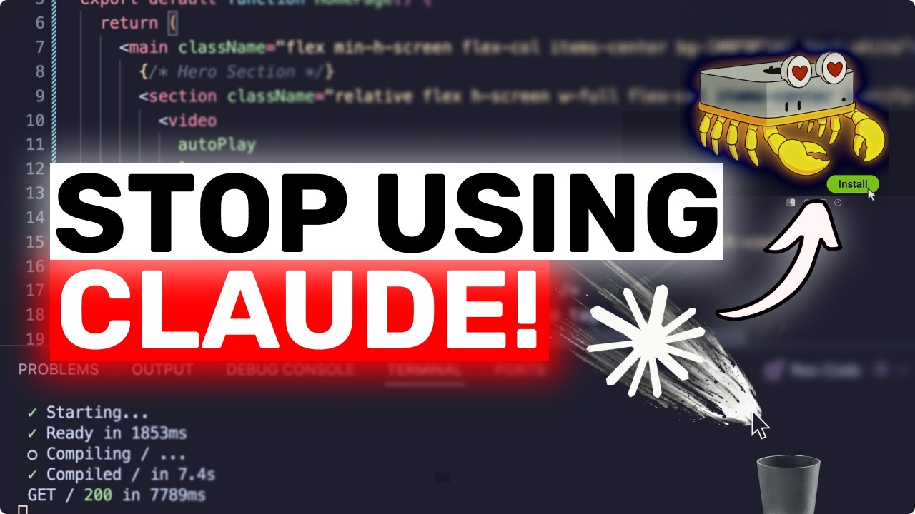 Прекратите использовать Claude Max, Pro: Лучшая бесплатная и недорогая альтернатива Claude для Op...