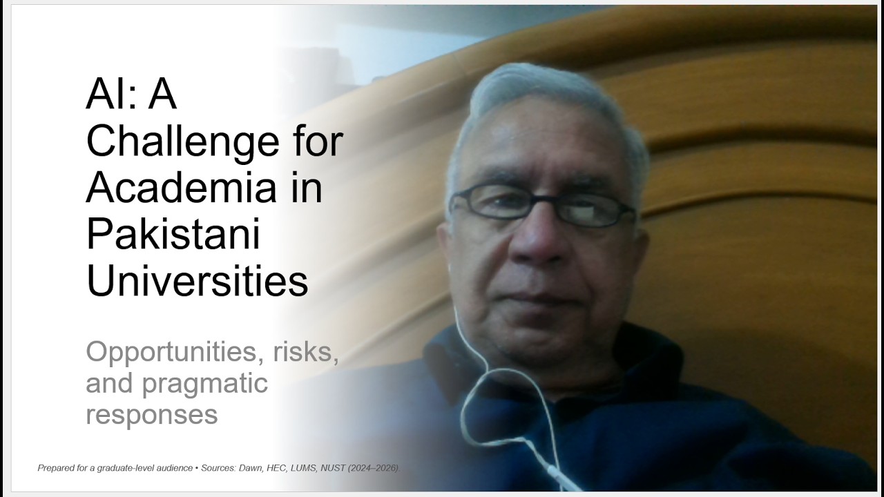 AI challenge for academia Pakistan