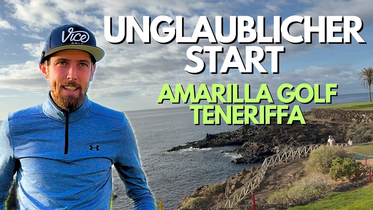 UNGLAUBLICHER Start im Amarilla Golf // 18 Loch Vlog auf Teneriffa