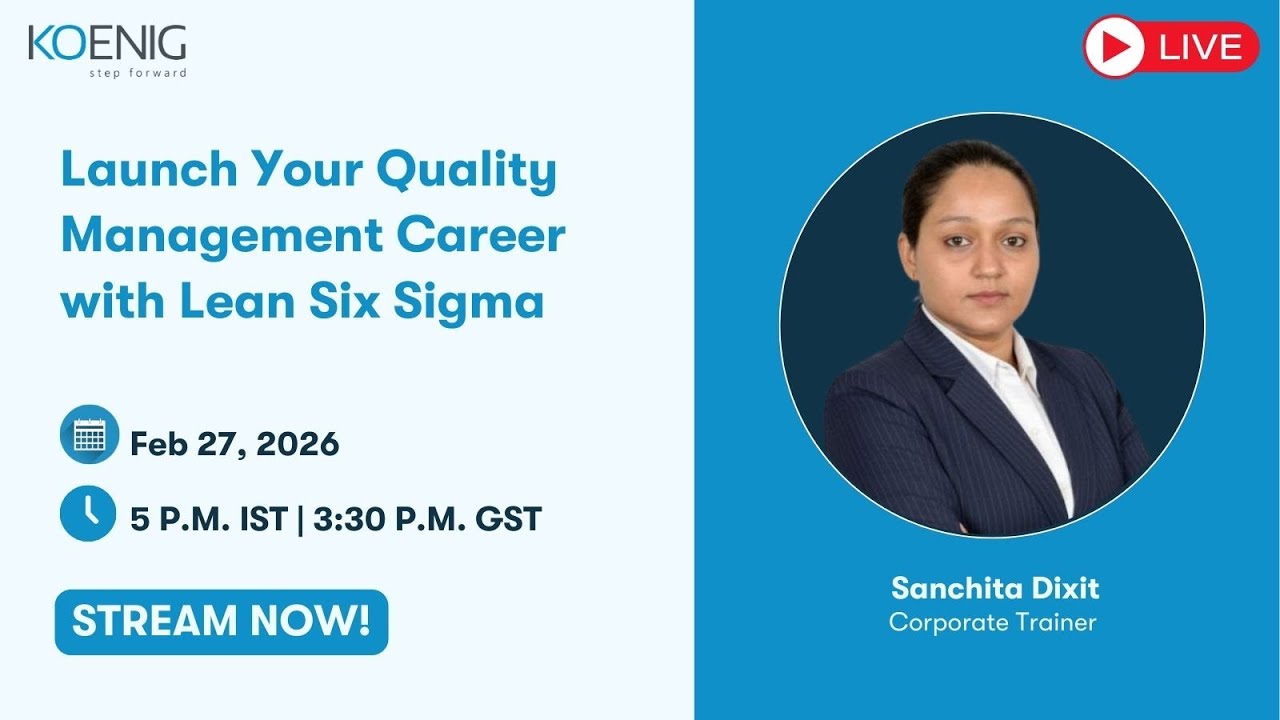 Launch Your Quality Management Career with Lean Six Sigma