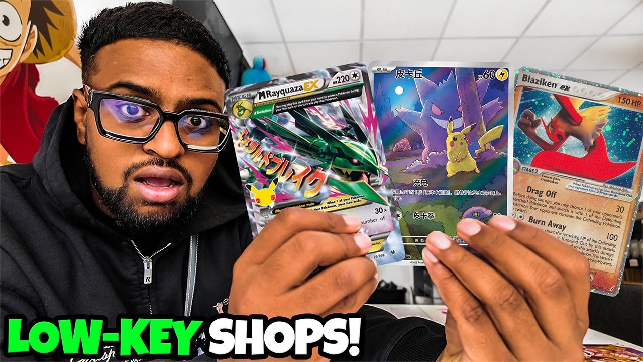 Finding LOW-KEY Pokemon Card Shops in the UK!
