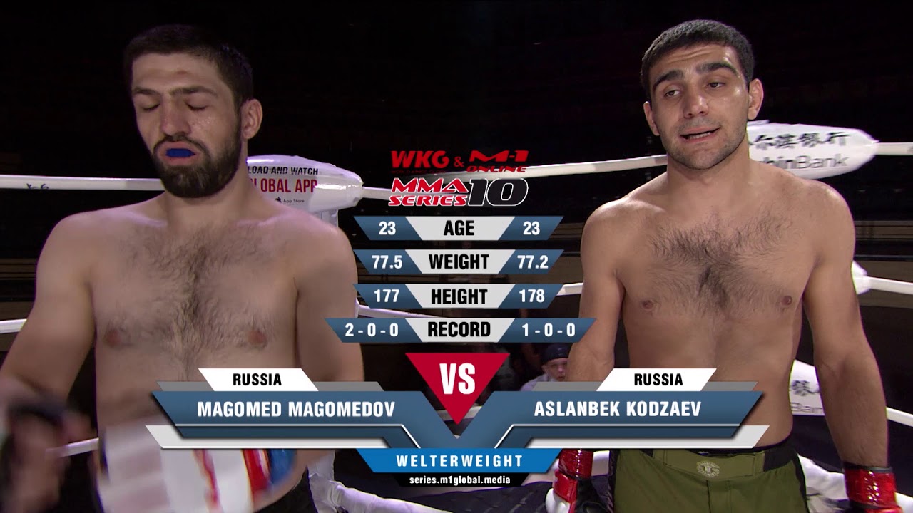 MMA Series-10: WKG & M-1 Online - Magomed Magomedov (Russia) - Aslanbek Kodzaev (Russia)