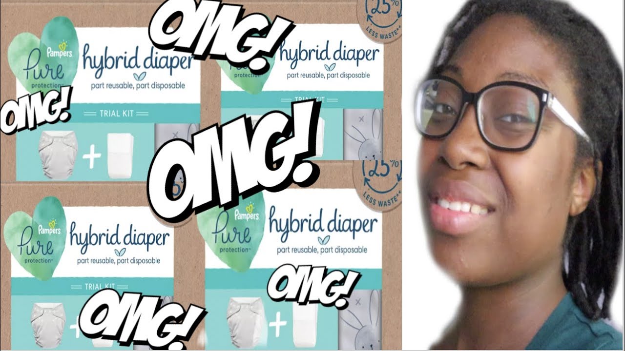 TRYING PAMPERS PURE HYBRID DIAPER | FIRST UPDATE UNBOXING AND HONEST THOUGHTS | EnvisonEsha