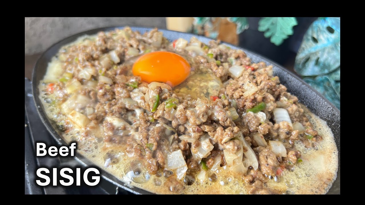 Paano magluto ng mabilisang BEEF SISIG RECIPE | Ulam Pulutan Recipe