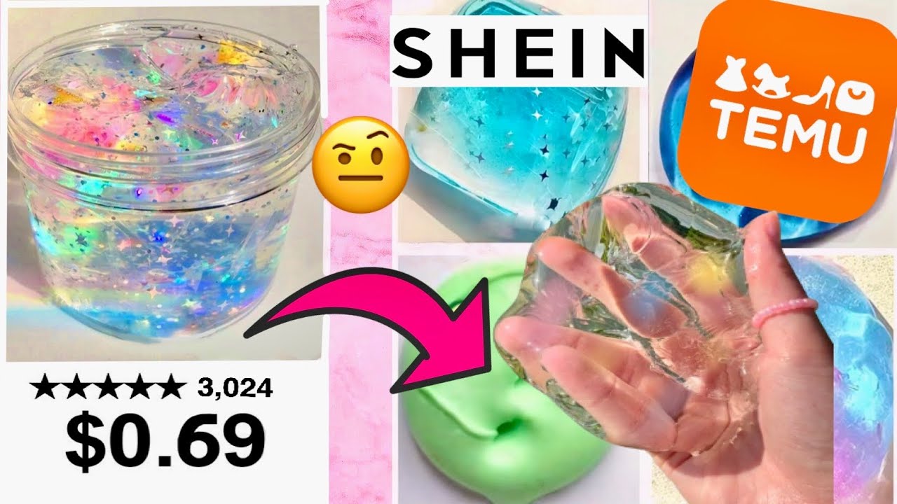 Разоблачаем подозрительно дешёвые слаймы от Тему и Шеина! 😱🤨 *ЧЕСТНЫЙ обзор слаймов за 1 доллар*