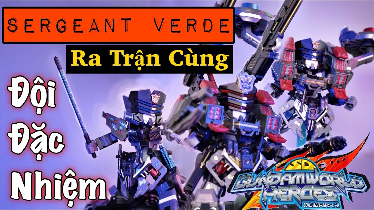 Review Sergeant Verde Buster Gundam DX Set & Verde Buster Team Member cùng nShop - Game & Hobby