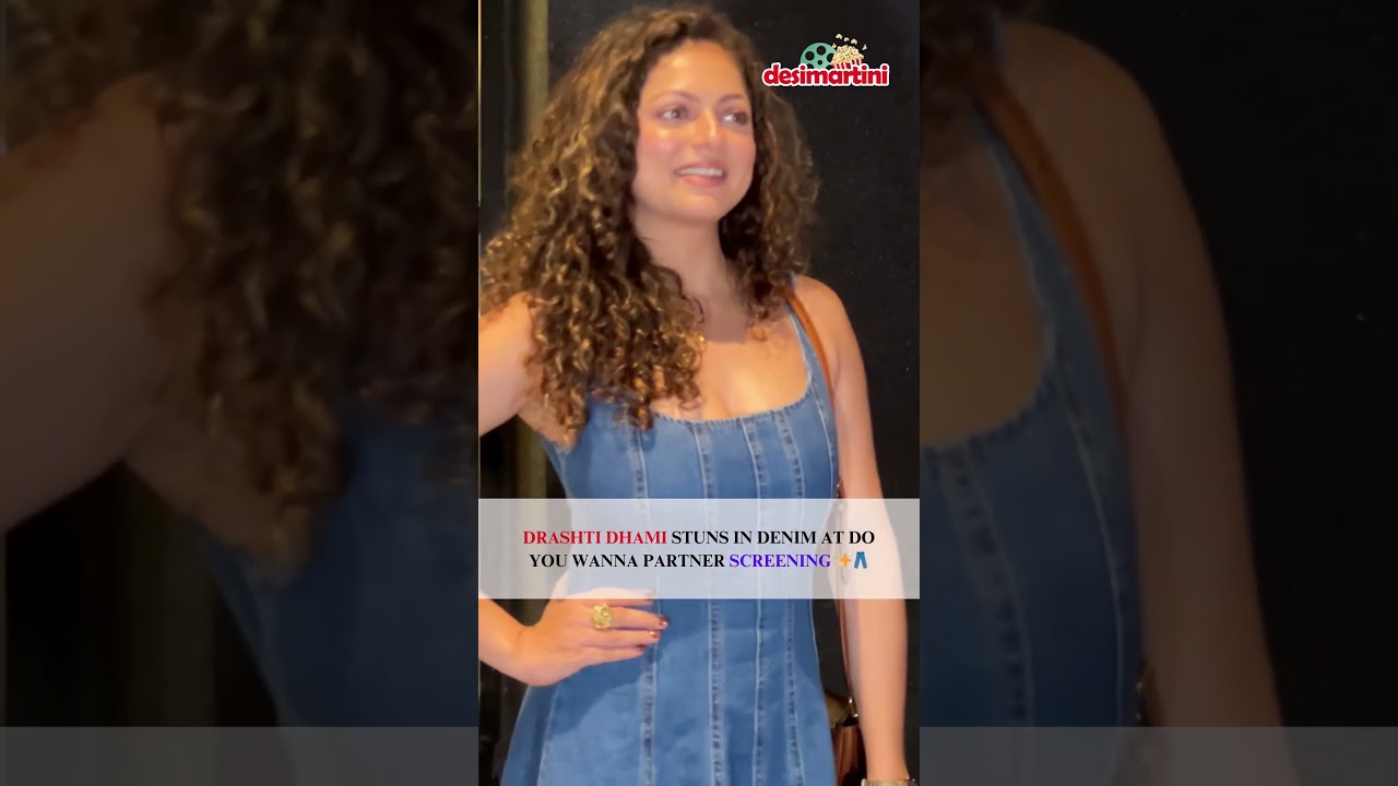 Drashti Dhami stuns in denim at Do You Wanna Partner screening ✨👖