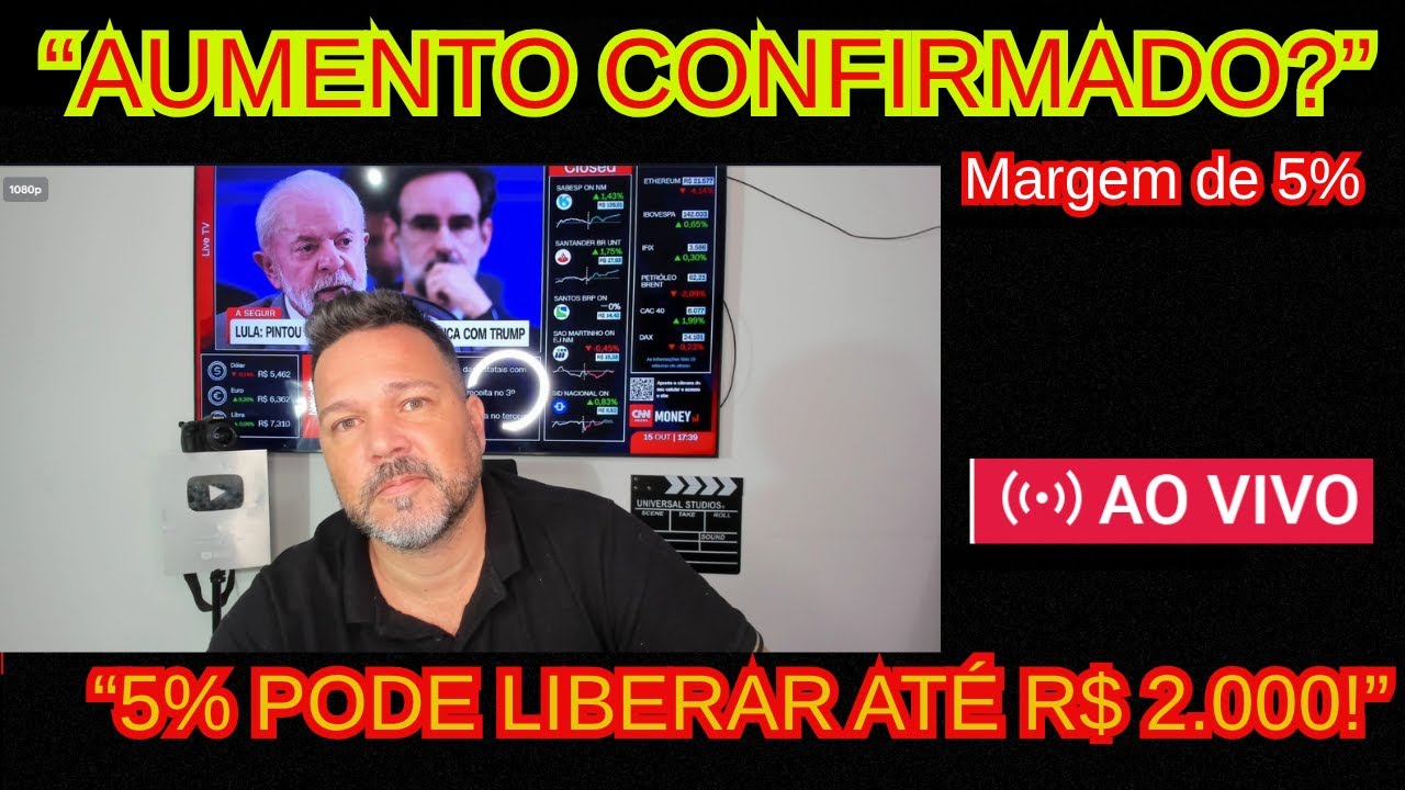 &ldquo;A MARGEM DE 5% VAI SAIR! VEJA QUANTO VOC&Ecirc; PODER&Aacute; PEGAR 💰&rdquo;