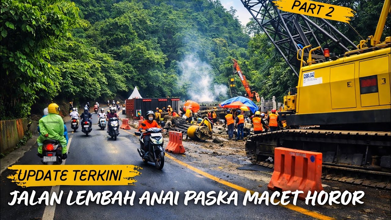 BREAKING🚨: UPDATE Jalan Lembah Anai Paska  Longsor dan Macet Parah || PART2 : Menuju Padang Panjang