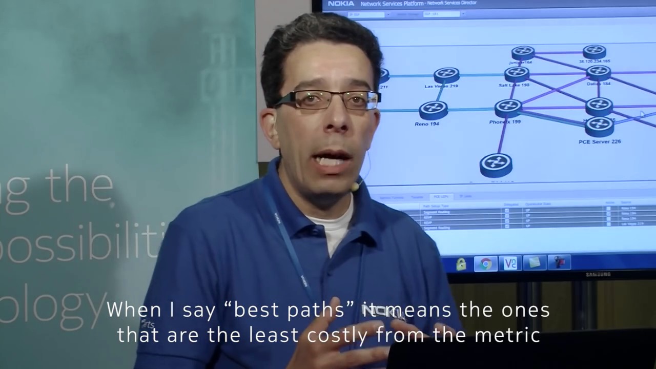 Applying Carrier SDN standards for PCE control & discovery, using Nokia NSP [English subtitles]