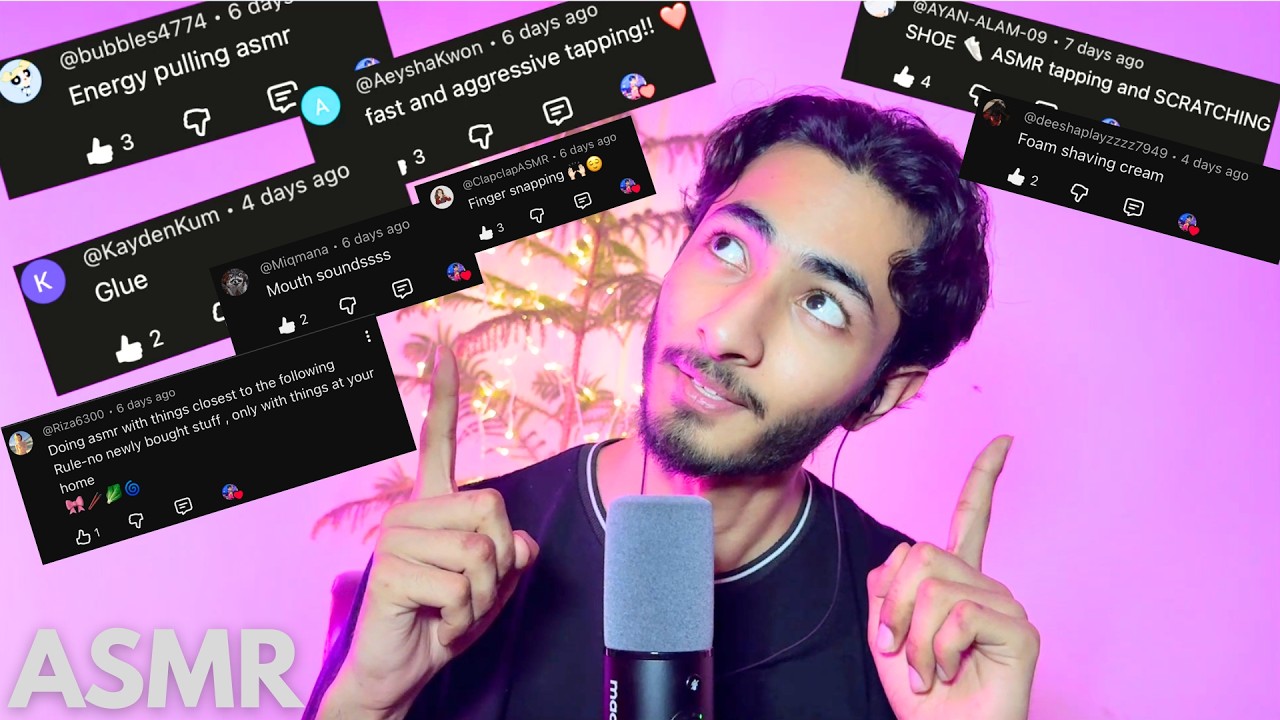 ASMR for My Subscribers 😴 | Your Favorite Sounds | Part 1!