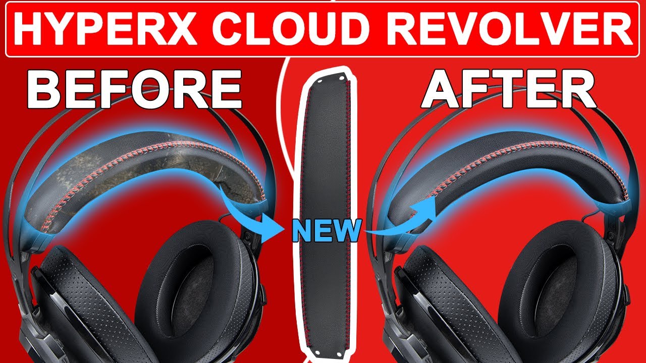 SOULWIT® | How to Replace HyperX Cloud Revolver/Revolver S Headband | Repair Parts Kit