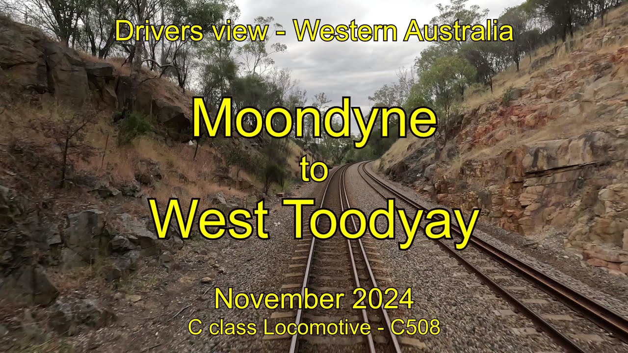 Drivers view WA, Moondyne to West Toodyay, Nov 2024