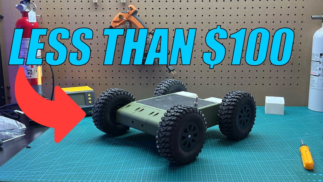 3D Printed RC Rover | DIY Homemade RC 4x4 Build
