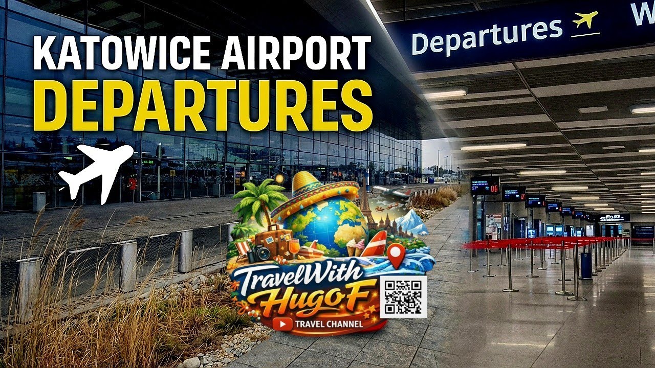 ✈️ Katowice 🇵🇱 airport departures @TravelwithHugoF #katowice #airport #travel