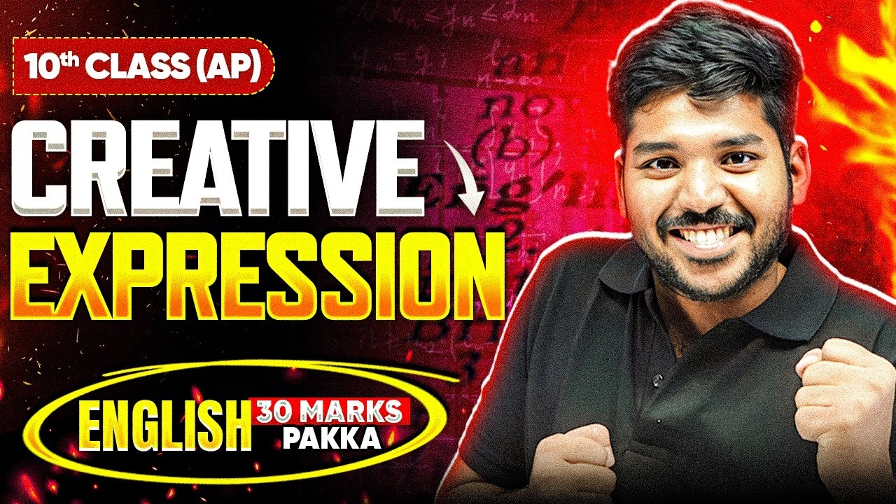 10th Class AP | Creative Expression | English | 30 Marks Pakka Strategy