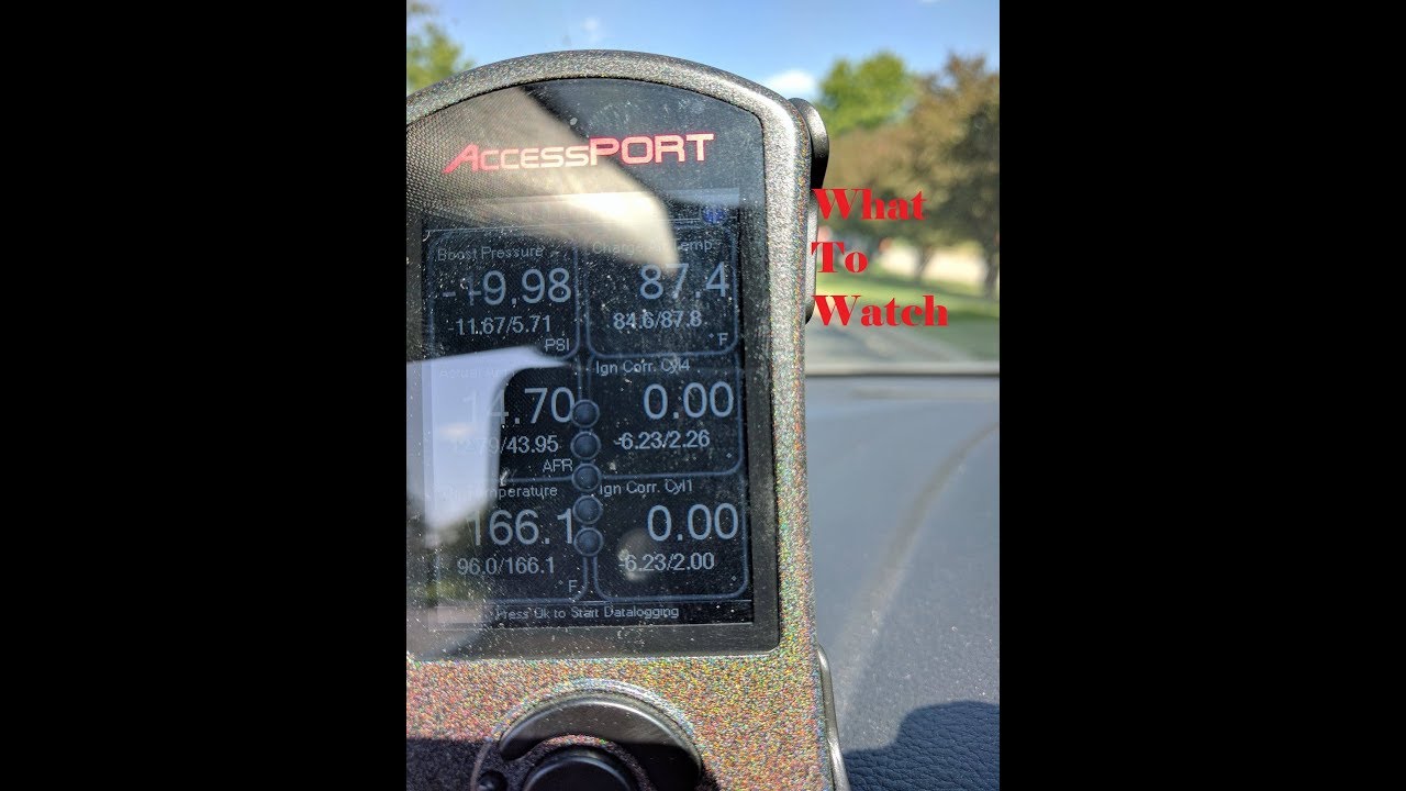 What To Monitor on Your Cobb Accessport - Focus ST / Focus RS / Fiesta ST