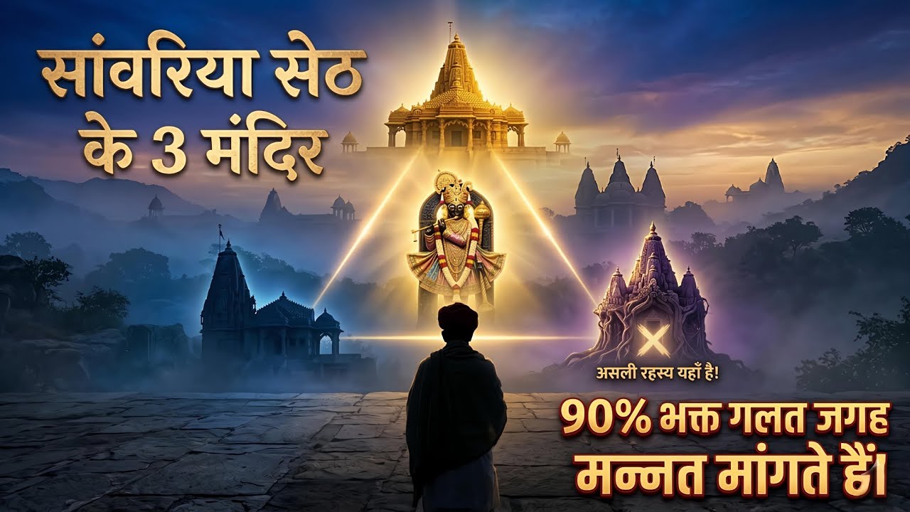 सांवरिया सेठ के 3 मंदिर: 90% भक्त गलत जगह मन्नत मांगते हैं! 😱 असली रहस्य जान लो। #sanwariyaseth 