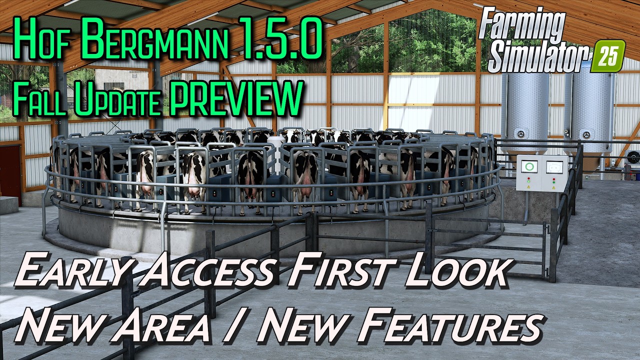 Hof Bergmann 1.5.0 - Early Access First Look - Farming Simulator 25