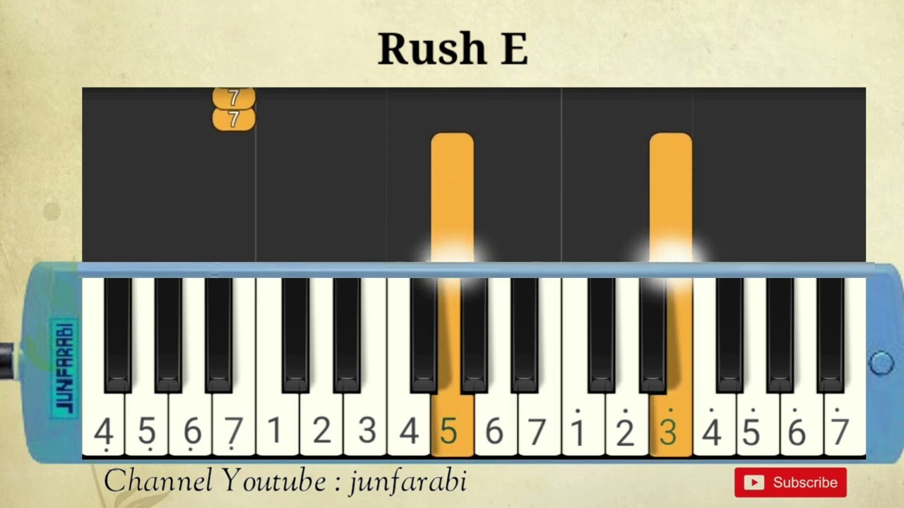 RUSH E | pianika easy