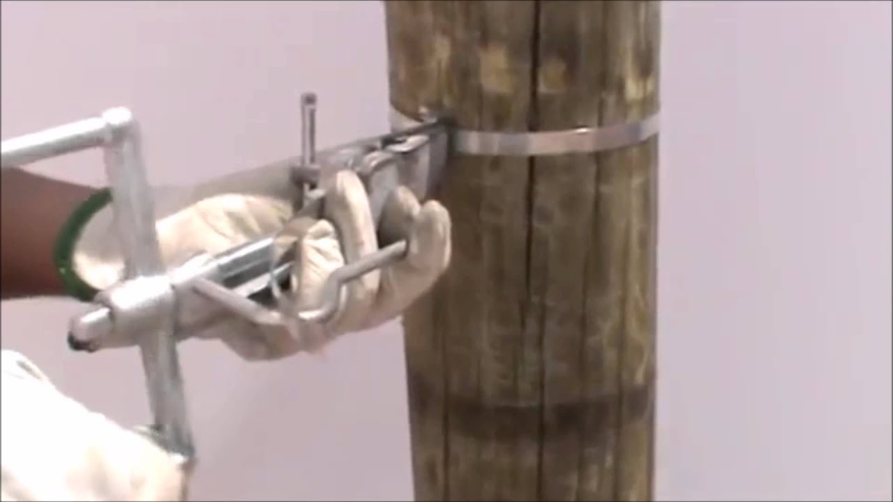 Maquina de Cintar Poste Fusimec - Utilização - Infortel Industria