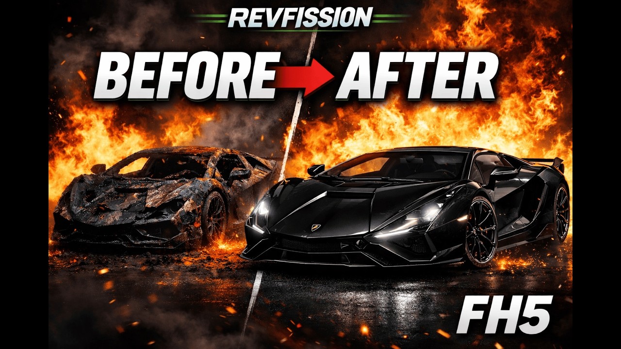 Rebuilding a Burnt Lamborghini Sián to a $3 MILLION Beast in Forza Horizon 5! 🔥💚