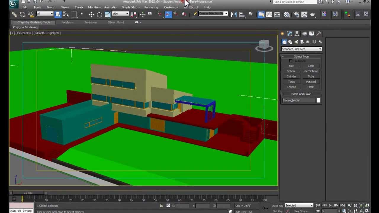 Vray Tutorial  - Optimized Settings - Basic Exterior Lighting Workshop 6 Part I