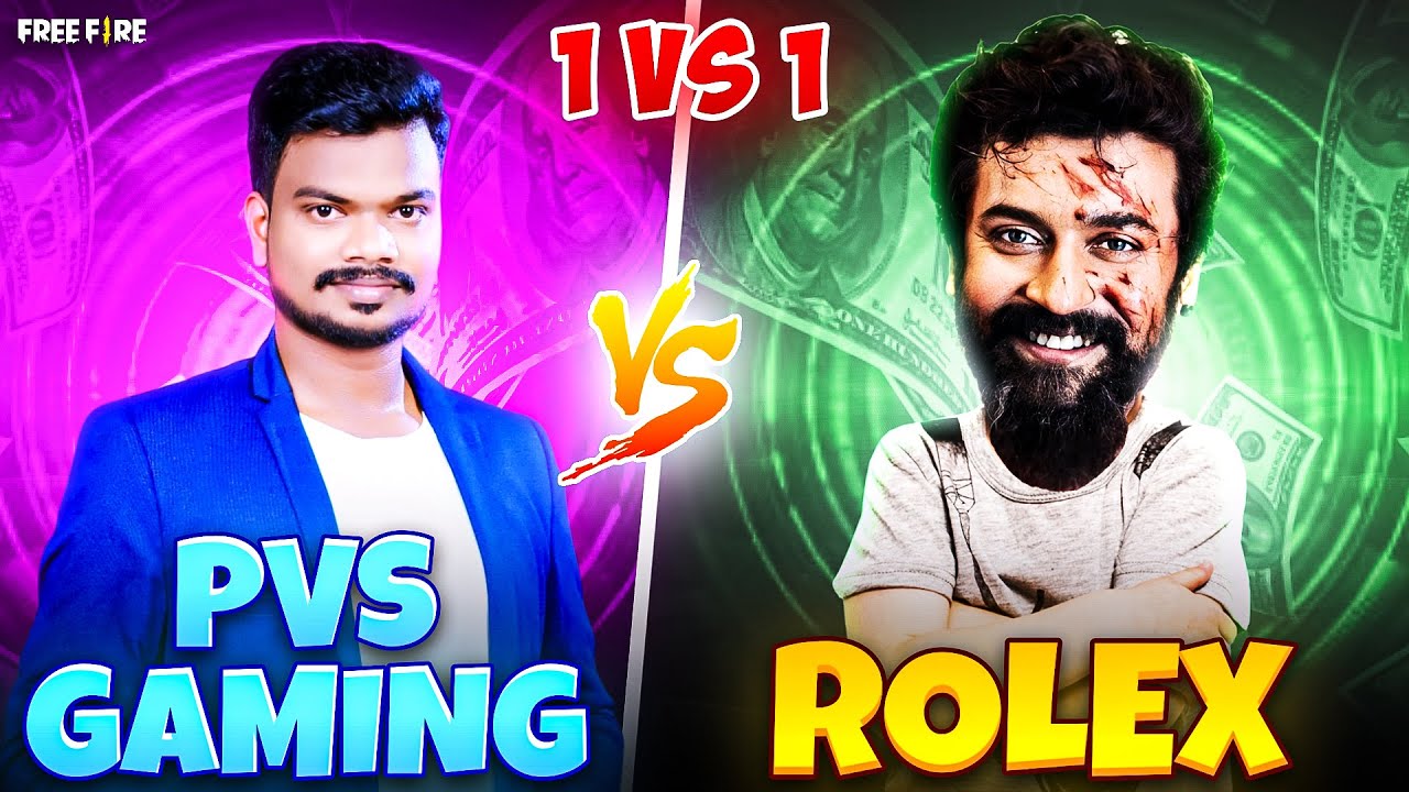 10yrs Old ROLEX vs PVS GAMING 1 vs 1 Best Funny Gameplay / Free Fire India Tamil | PVS GAMING