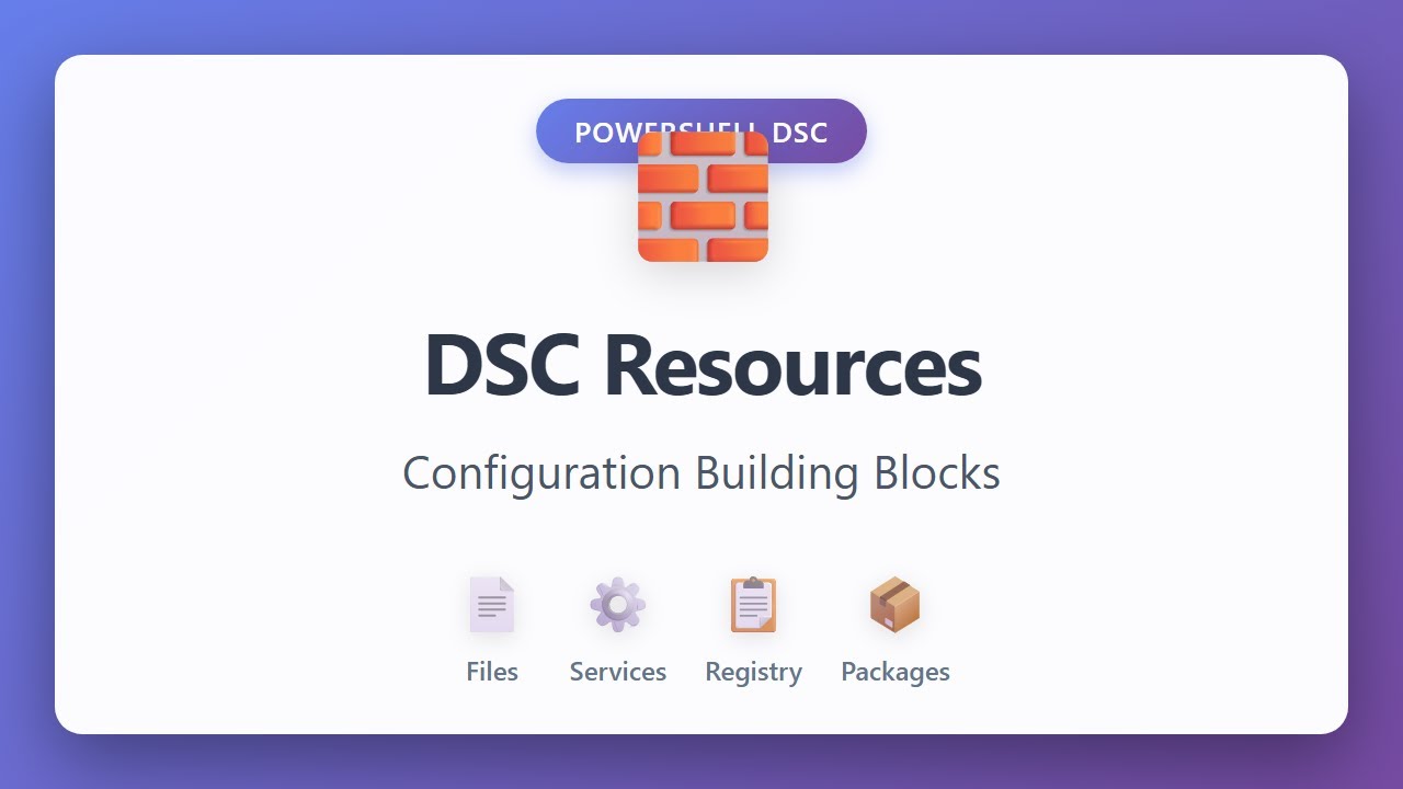 DSC Resources: Configuration Building Blocks | PowerShell DSC Tutorial for Beginners