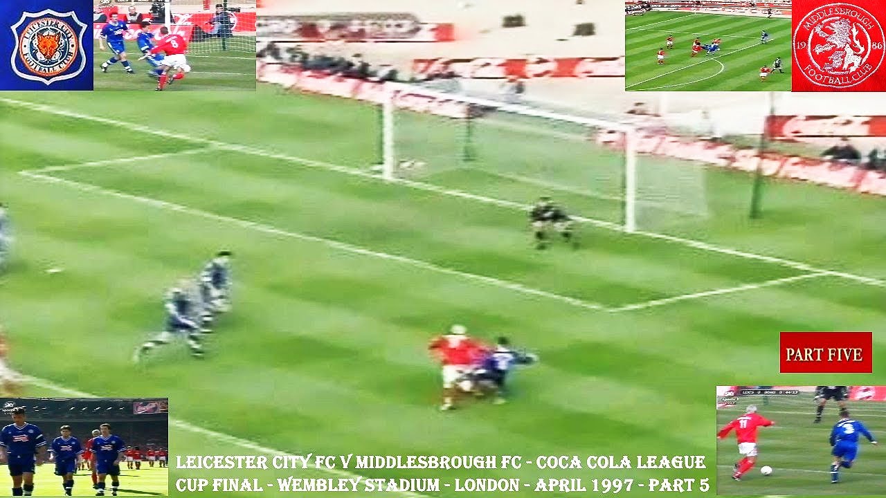 LEICESTER CITY FC V MIDDLESBROUGH FC – FOOTBALL LEAGUE CUP FINAL 1997 – PART FIVE - WEMBLEY STADIUM.