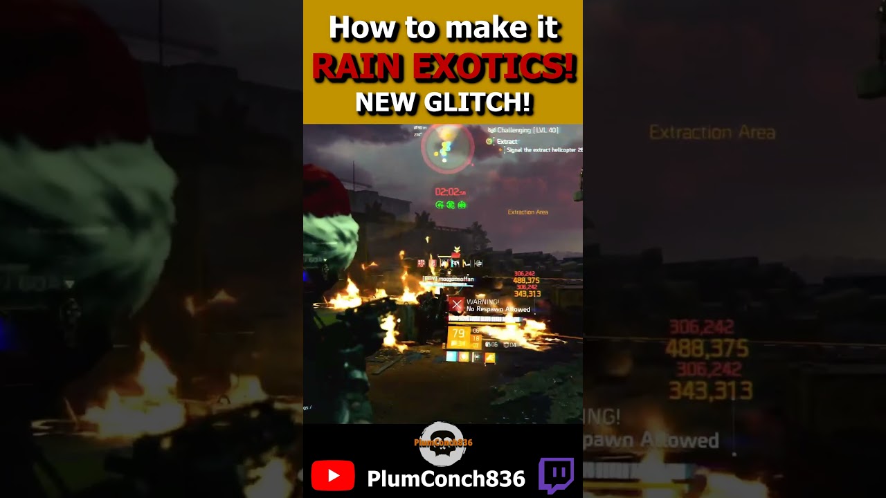 How to make it RAIN EXOTICS! NEW EXOTIC GLITCH! The Division 2 #division2 #pvp **CLICKBAIT**